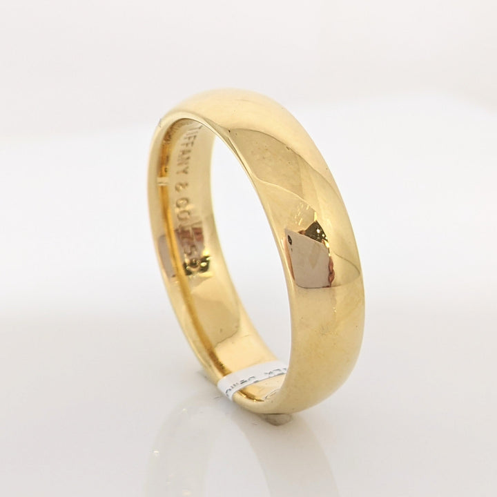 18K 5.8MM TIFFANY & CO ESTATE BAND 10.2 GRAMS