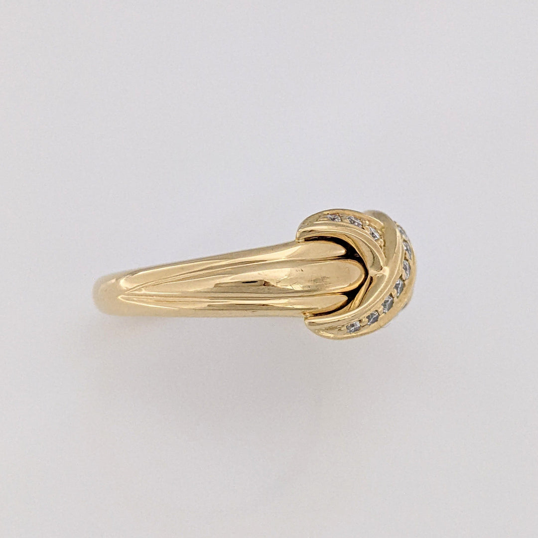 18K .25 CARAT TOTAL WEIGHT VVS1 G ROUND DIAMOND (15) "TIFFANY CO" ESTATE BAND 7.1 GRAMS