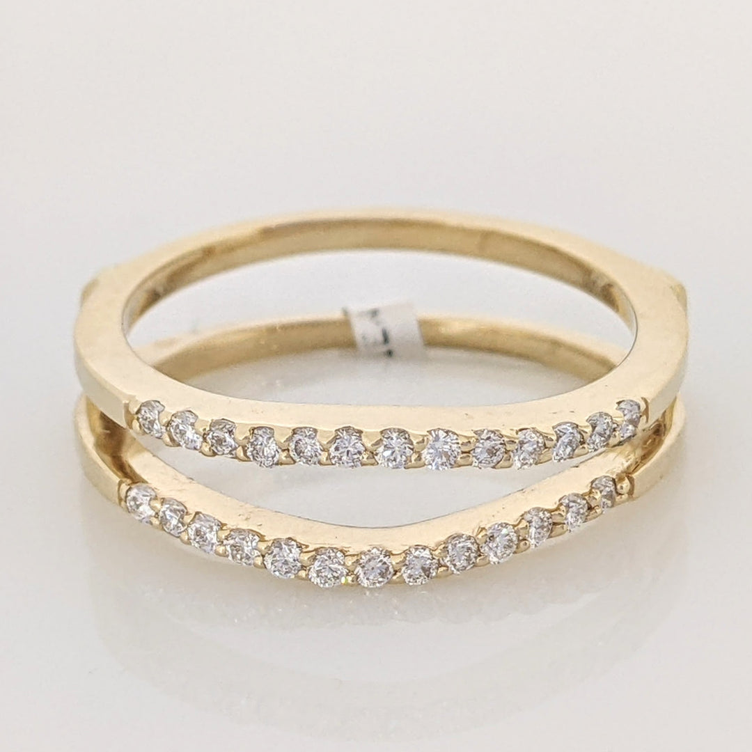14K .26 CARAT TOTAL WEIGHT SI1 I DIAMOND ROUND (26) ESTATE RING JACKET 3.3 GRAMS