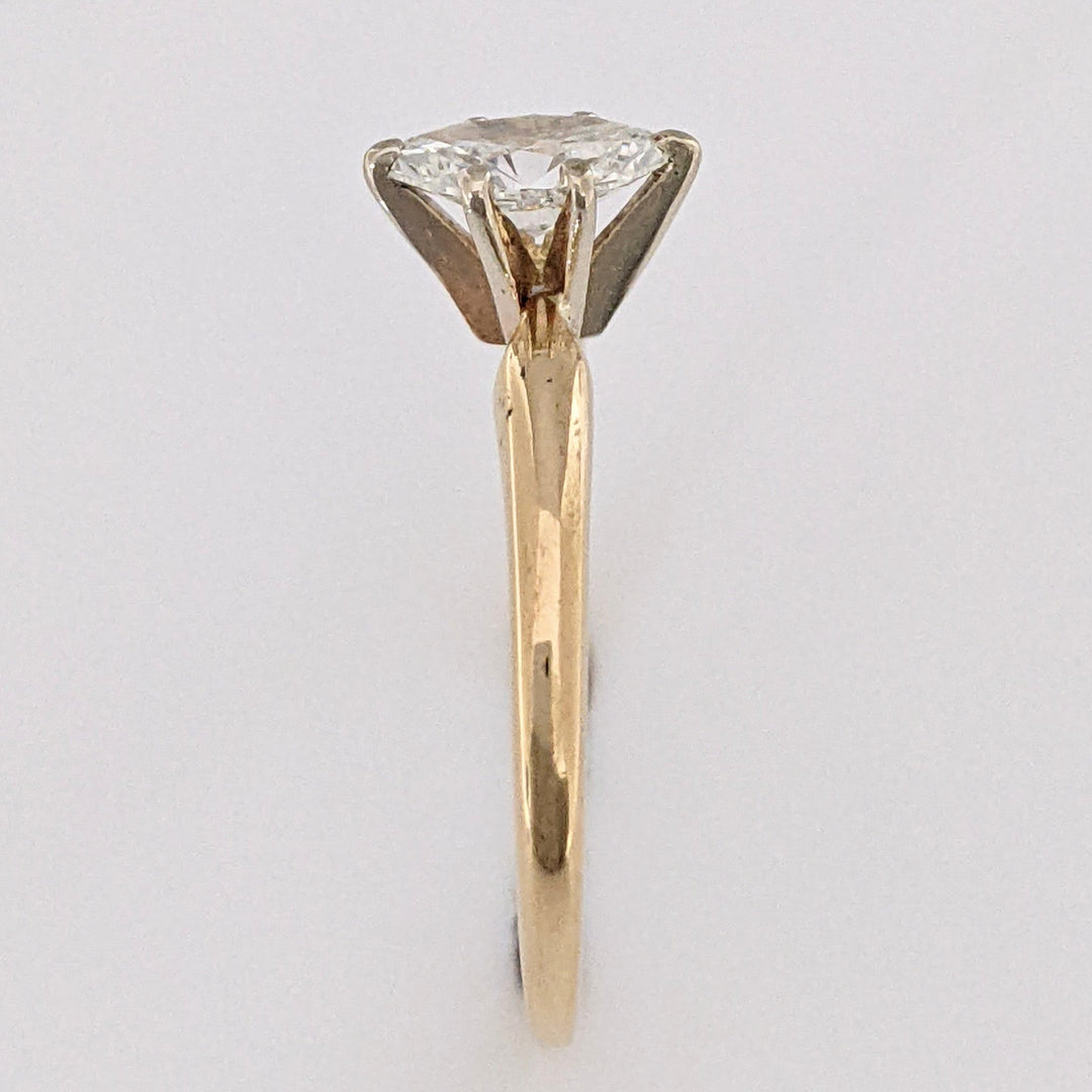 14K .45 CARAT TOTAL SI2 G DIAMOND MARQUISE ESTATE RING 2.0 GRAMS
