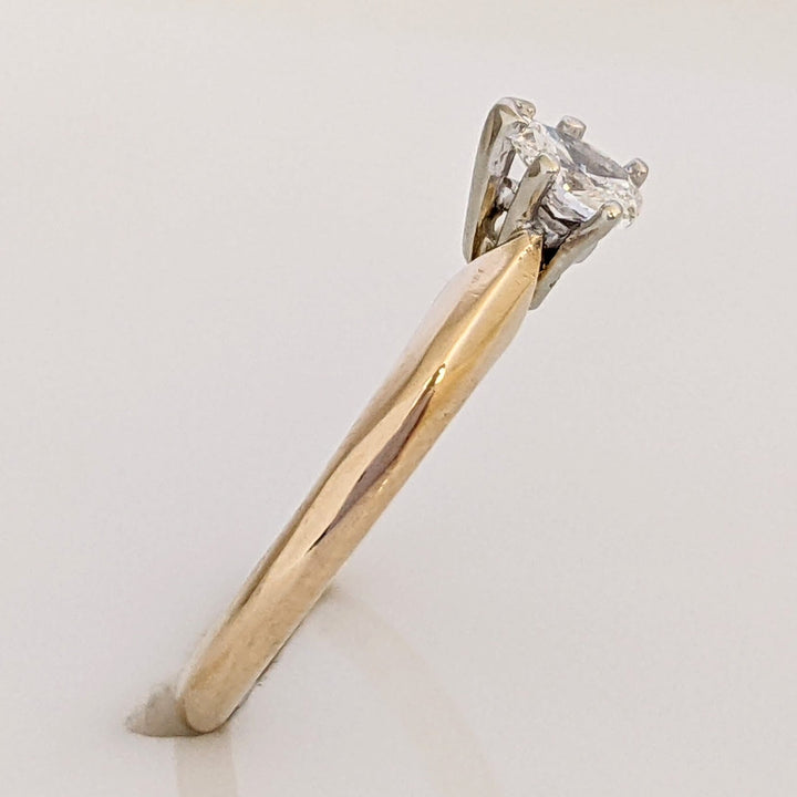 14K .30 CARAT TOTAL VS G DIAMOND PEAR SOLITAIRE ESTATE RING 1.6 GRAMS