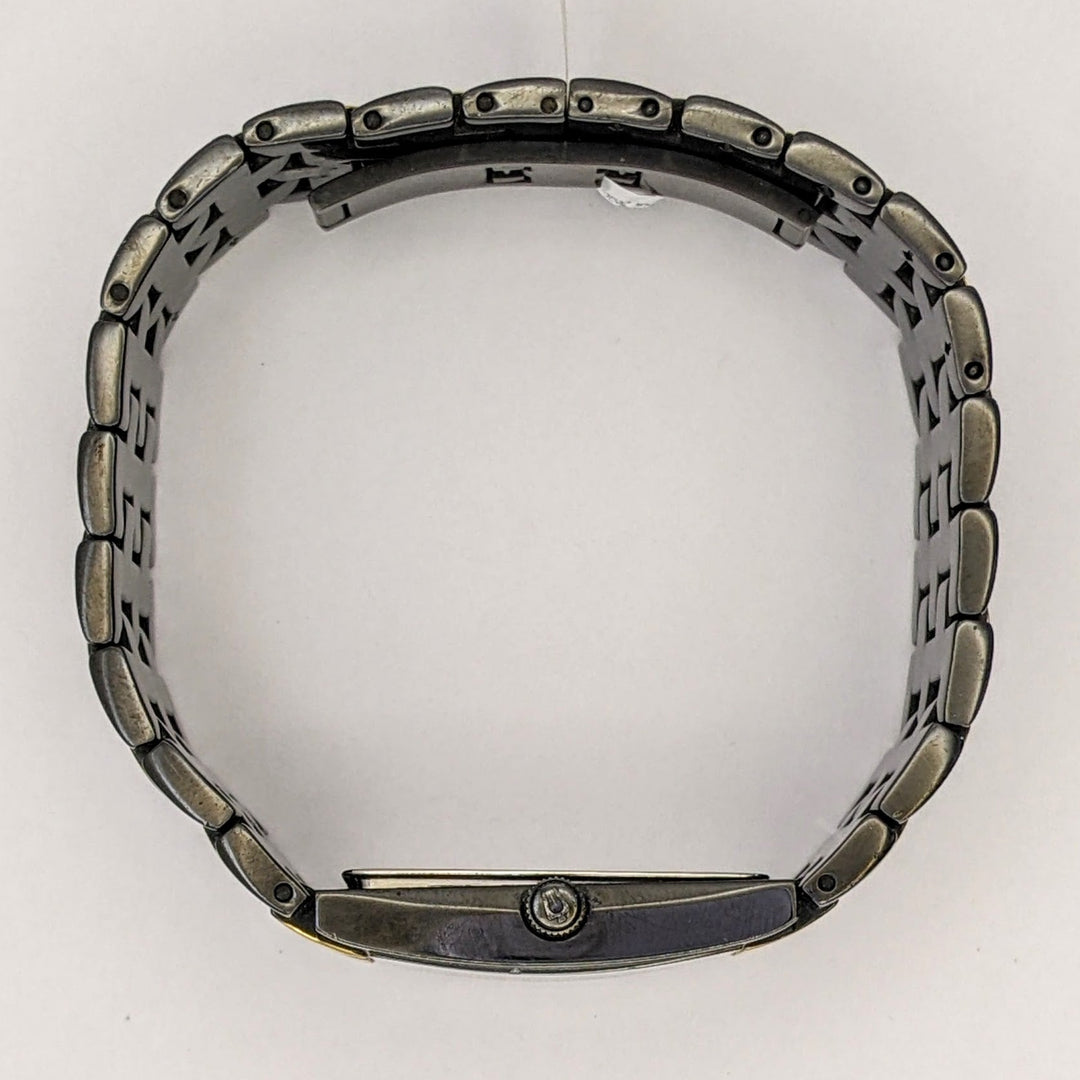 BULOVA BLACK AND GOLD ESTATE WATCH 144.2 GRAMS