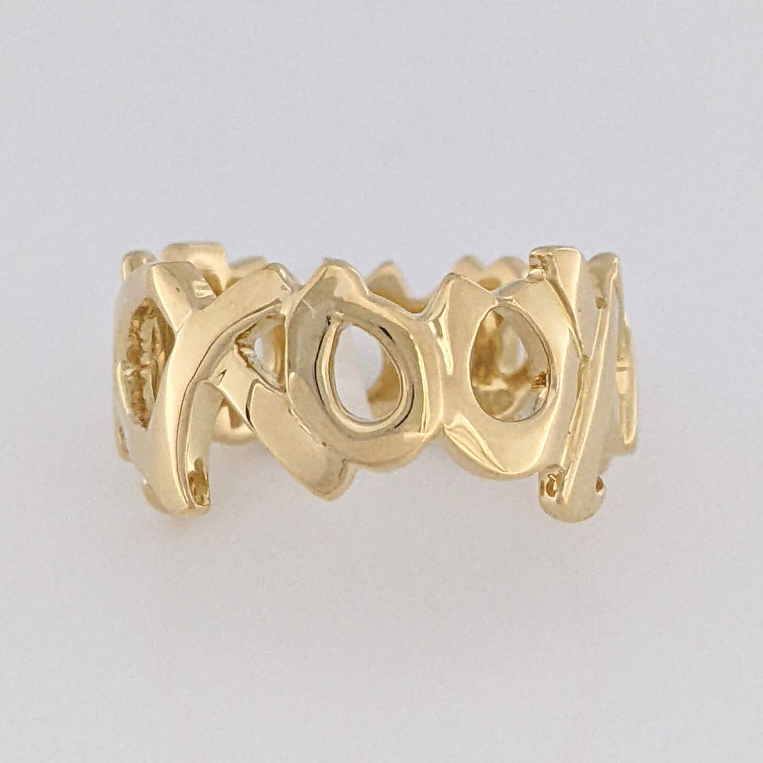 18K TIFFANANY & CO HUGS AND KISSES PALOMA PICASSO ESTATE BAND 7.5 GRAMS