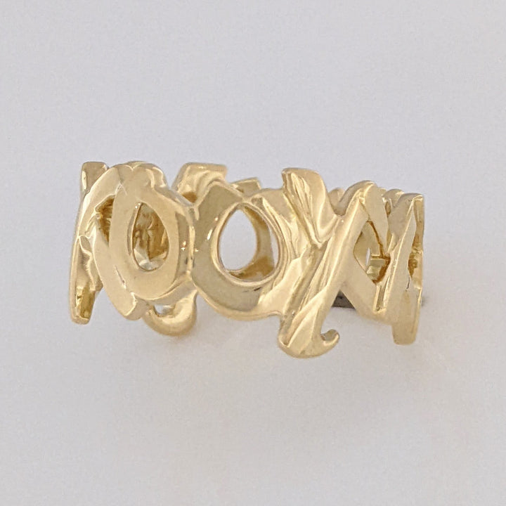 18K TIFFANANY & CO HUGS AND KISSES PALOMA PICASSO ESTATE BAND 7.5 GRAMS