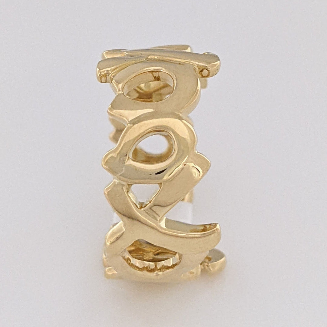 18K TIFFANANY & CO HUGS AND KISSES PALOMA PICASSO ESTATE BAND 7.5 GRAMS
