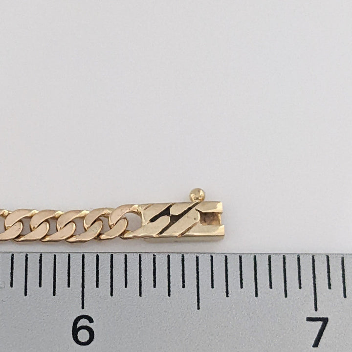 14K DIAMOND ROUND (20) GRADUATED S-LINK ESTATE BRACELET 9.3 GRAMS