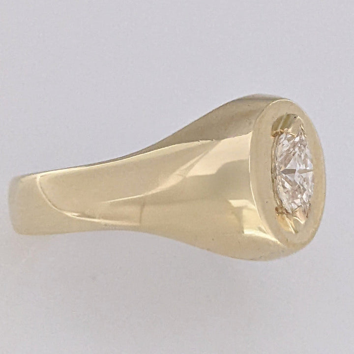 14K .60 CARAT TOTAL VS2 K DIAMOND MARQUISE ESTATE RING 8.4 GRAMS