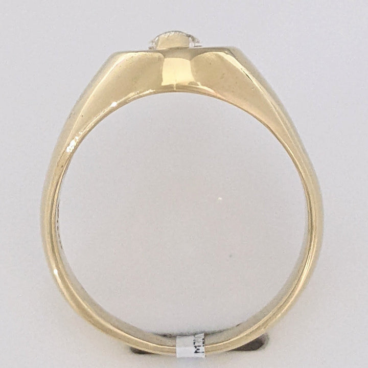 14K .60 CARAT TOTAL VS2 K DIAMOND MARQUISE ESTATE RING 8.4 GRAMS