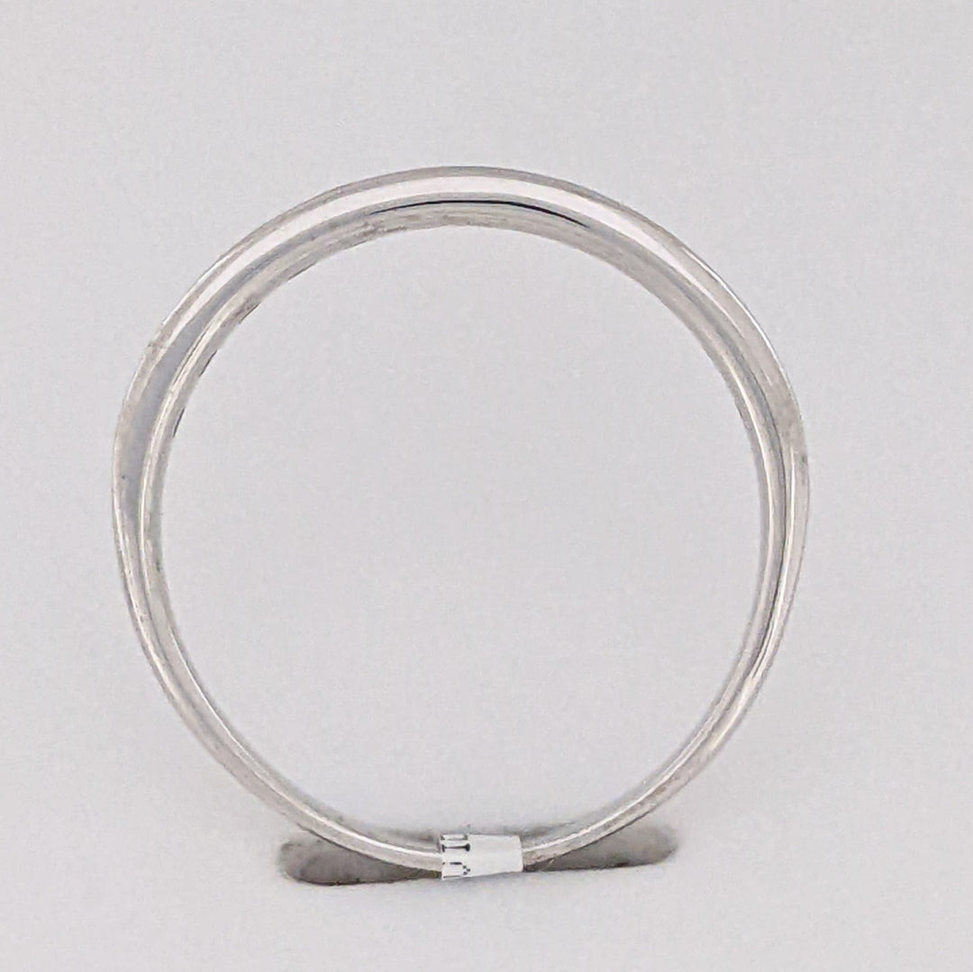 10K WHITE .42 CARAT TOTAL WEIGHT I1 G DIAMOND ROUND (12) ESTATE CHANNEL BAND 1.9 GRAM