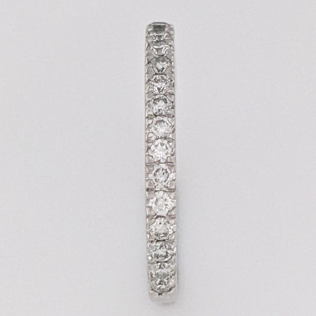 PLATINUM .29 CARAT TOTAL WEIGHT SI2 I DIAMOND ROUND (19) ESTATE BAND 3.0 GRAMS