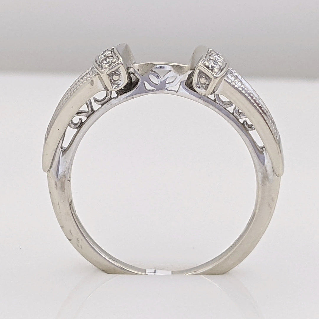 14K WHITE .23 CARAT TOTAL WEIGHT SI2 H DIAMOND ROUND (16) ESTATE WRAP 3.3 GRAMS