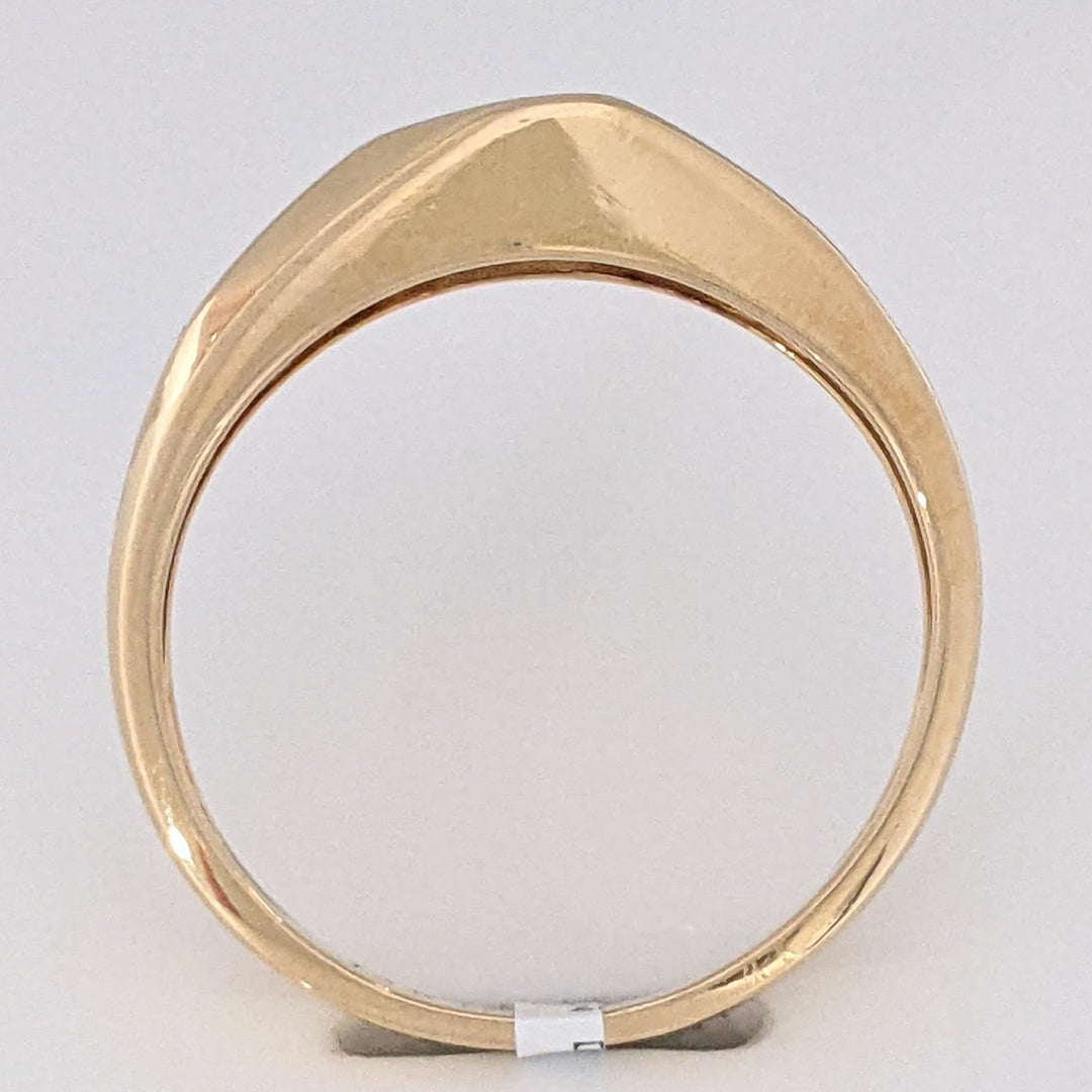 14K .40 CARAT TOTAL WEIGHT SI2 G DIAMOND ROUND (8) CHANNEL ESTATE BAND 5.3 GRAMS