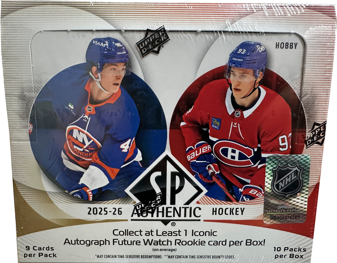2025/26 Upper Deck SP Authentic Hockey Hobby Box