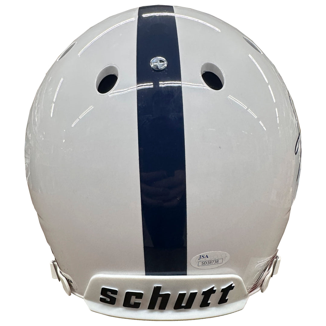 Saquon Barkley Autographed Full Size Helmet COA - JSA