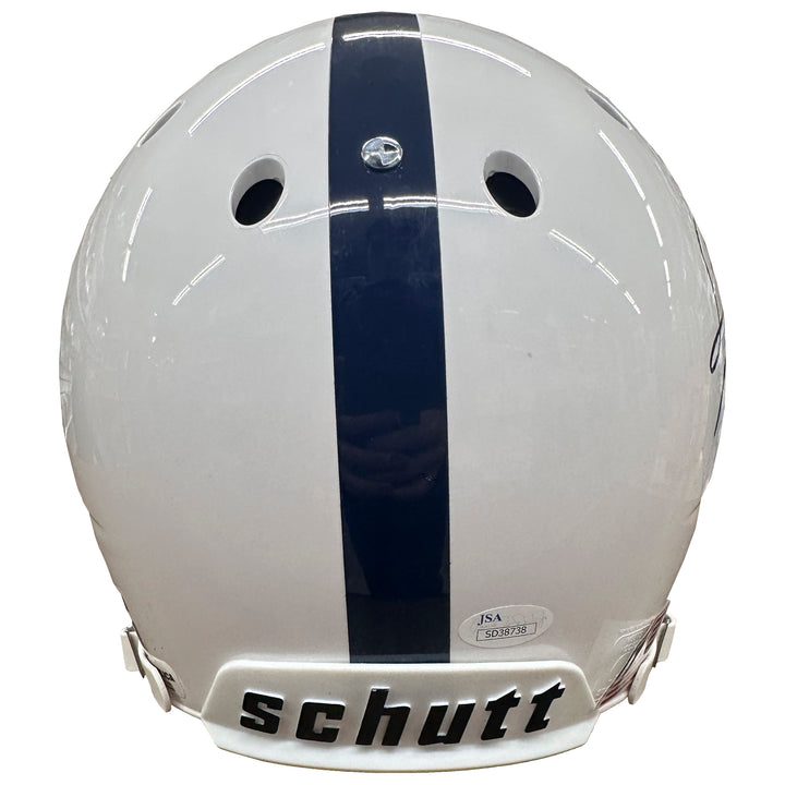 Saquon Barkley Autographed Full Size Helmet COA - JSA
