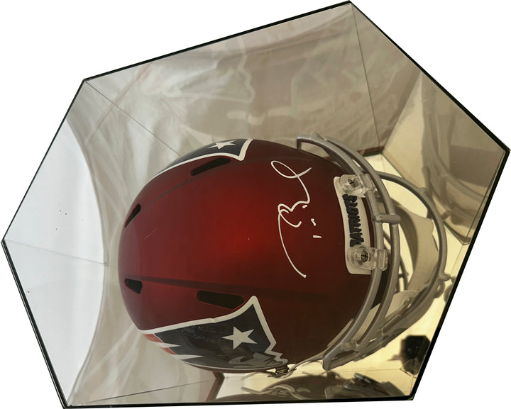 Tom Brady Autographed Replica Helmet - Steiner COA