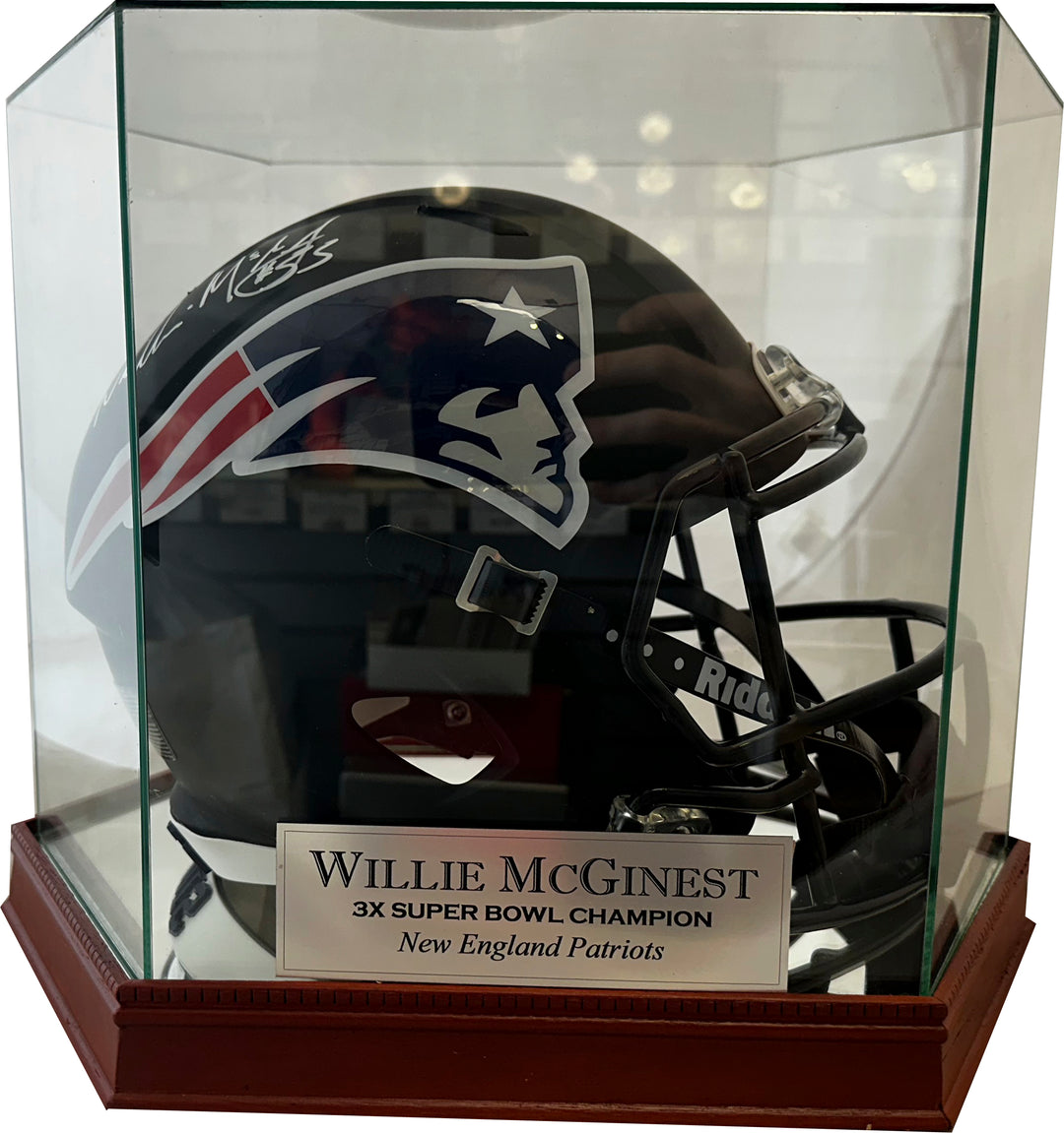 Willie McGinest Autographed Replica Helmet - JSA COA