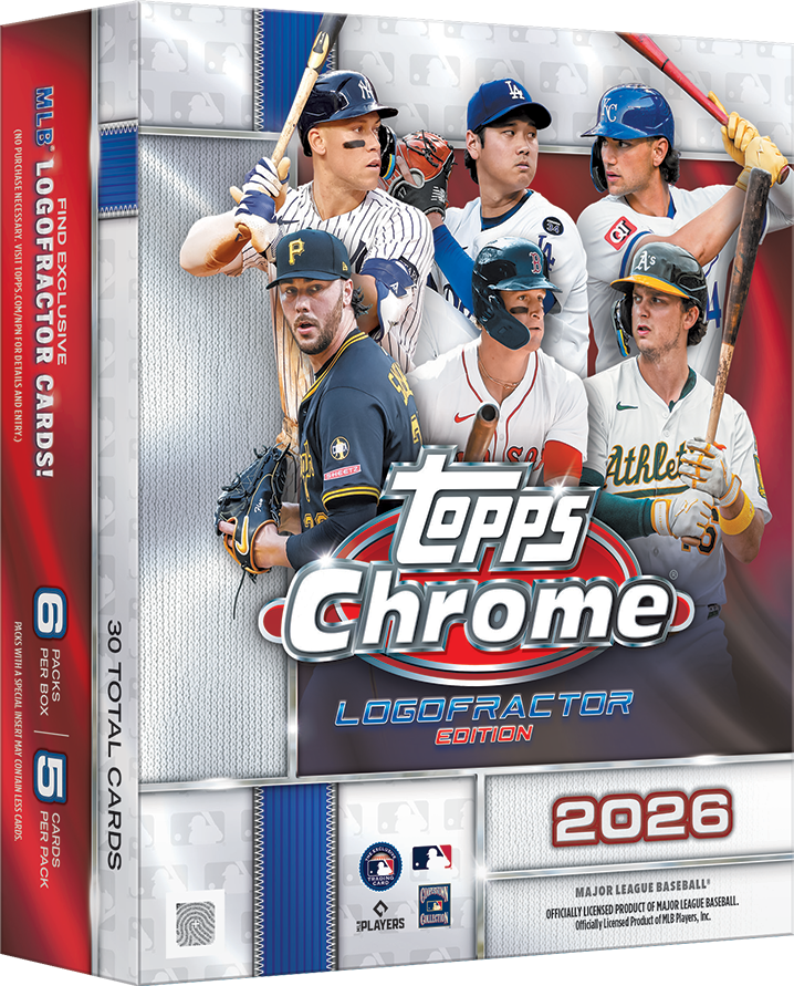2026 Topps Chrome Logofractor Edition Baseball Mega Box