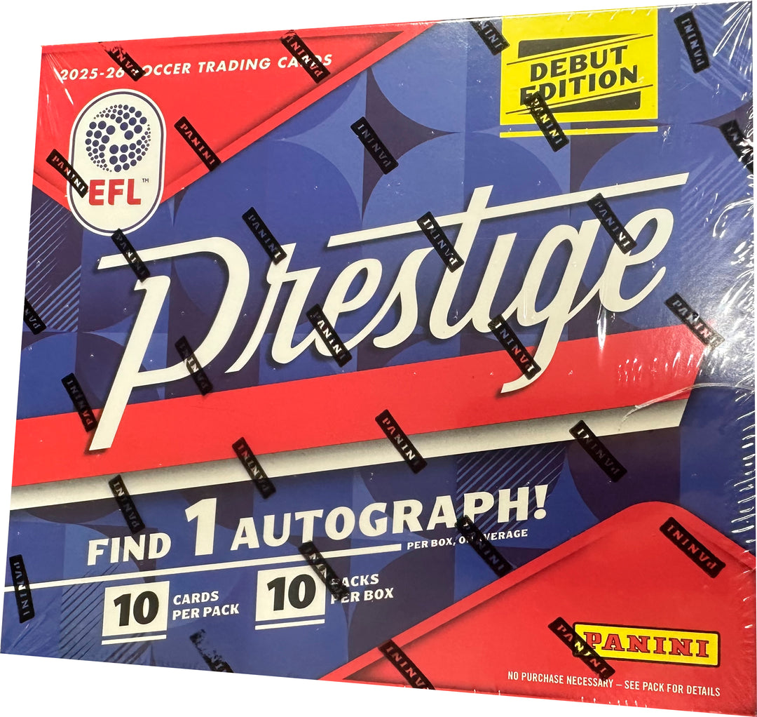 2025-26 Panini Prestige EFL Soccer Hobby Preferred Box