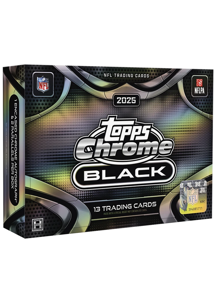 Topps Chrome Black 2025 13枚入り 2025 Topps Chrome Black Football Hobby Box – Republic Jewelry