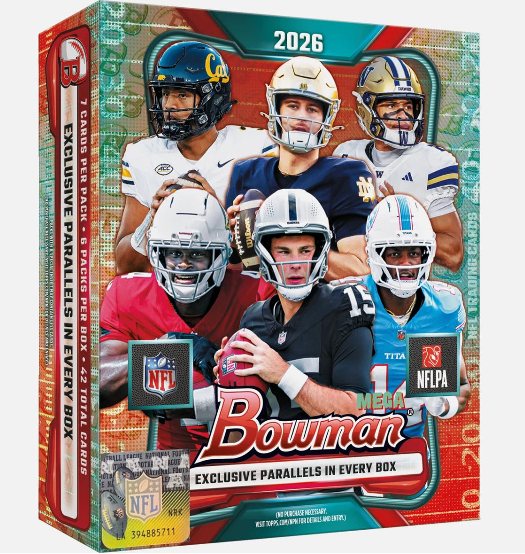 2026 Bowman Football Mega Box