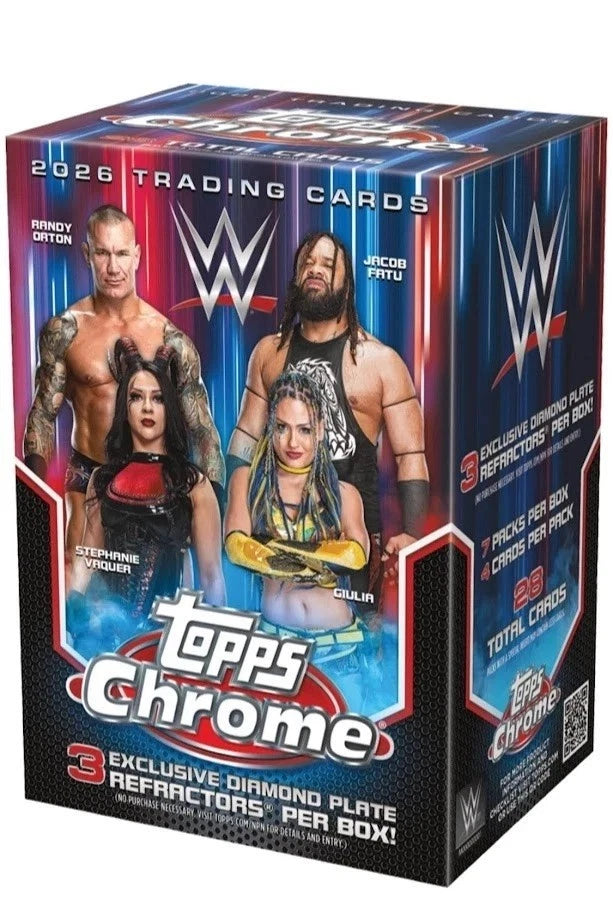 2026 Topps Chrome WWE Blaster Box