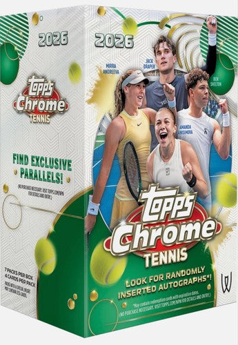 2026 Topps Chrome Tennis Blaster Box