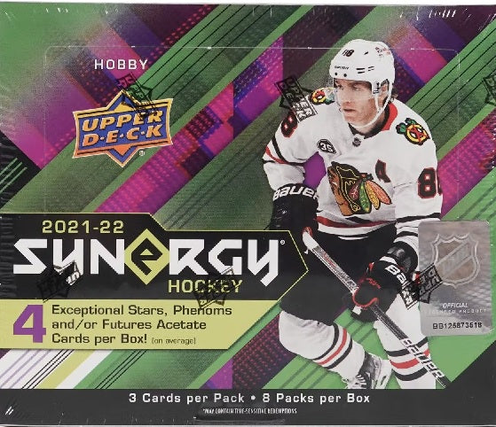 2021/22 Upper Deck Synergy Hockey Hobby Box - (8) Packs
