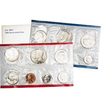 1980 US Mint Uncirculated Set - 13 coin