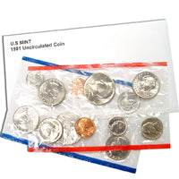 1981 US Mint Uncirculated Set - 13 coin