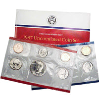1987 US Mint Uncirculated Set - 10 coin