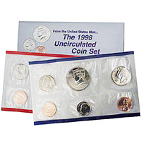 1998 US Mint Uncirculated Set - 10 coin