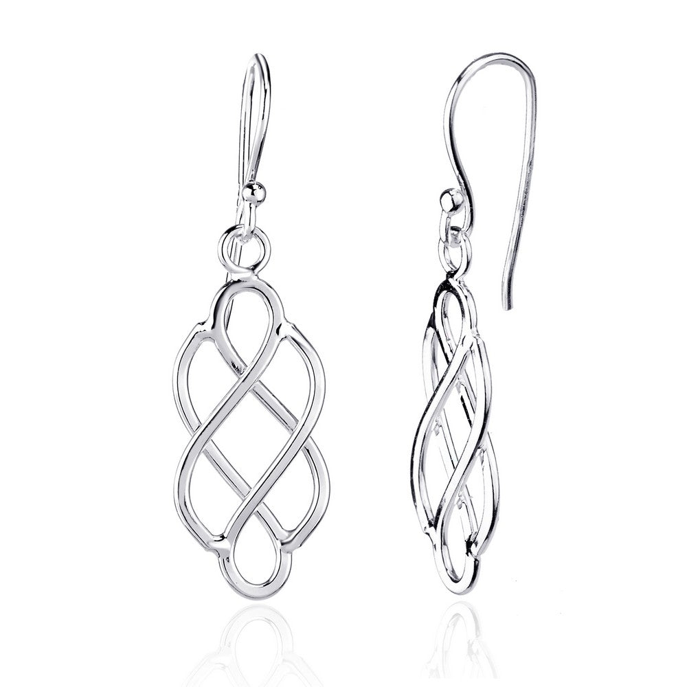 Sterling Silver "Braided" Earrings