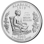 Alabama State Quarter #22 (2003)- P uncirculated - US mint