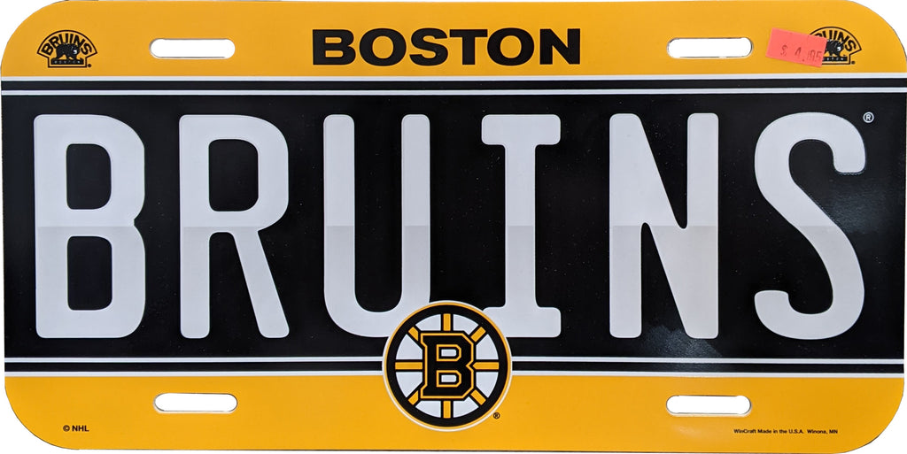 Boston Bruins 6x Stanley Cup Champions 12x6 Metal License Plate