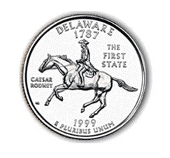 Delaware State Quarter #1 (1999)- P uncirculated - us mint