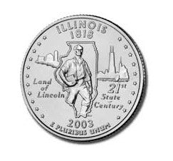 Illinois State Quarter #21 (2003)- D uncirculated - us mint