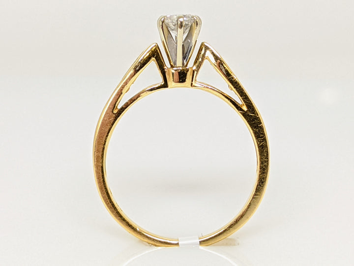 14K .73 CARAT TOTAL WEIGHT I1 G DIAMOND ROUND (9) ESTATE RING 3.2 GRAMS