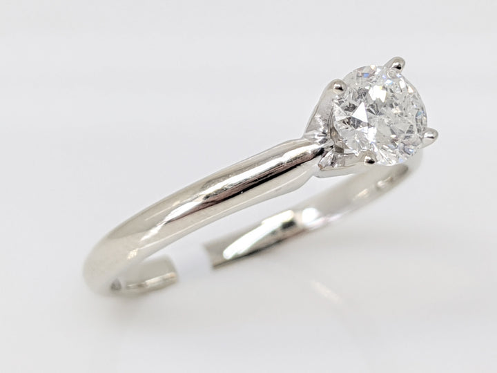 14KW .50 CARAT TOTAL I1 G DIAMOND ROUND SOLITARE ESTATE RING 2.2 GRAMS