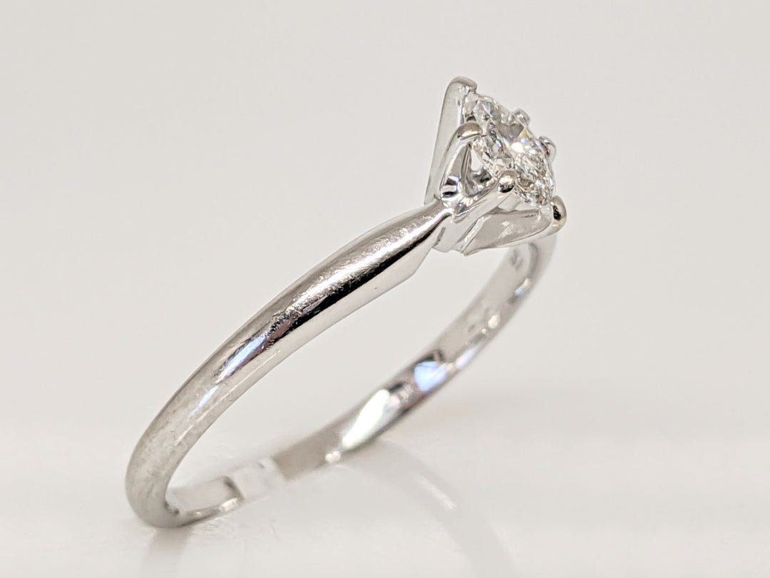 10KW .20 CARAT TOTAL I1 G DIAMOND MARQUISE CUT SOLITAIRE ESTATE RING 1.5 GRAMS