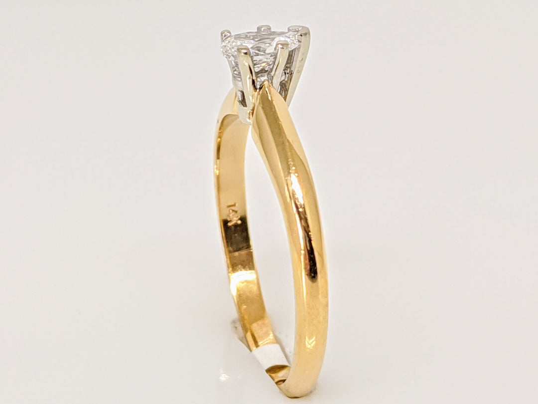 14K .30 CARAT TOTAL VS G DIAMOND PEAR SOLITAIRE ESTATE RING