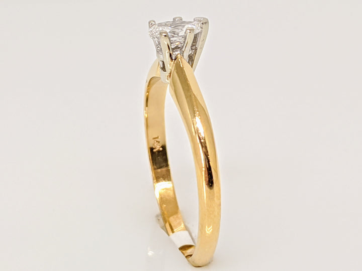 14K .30 CARAT TOTAL VS G DIAMOND PEAR SOLITAIRE ESTATE RING