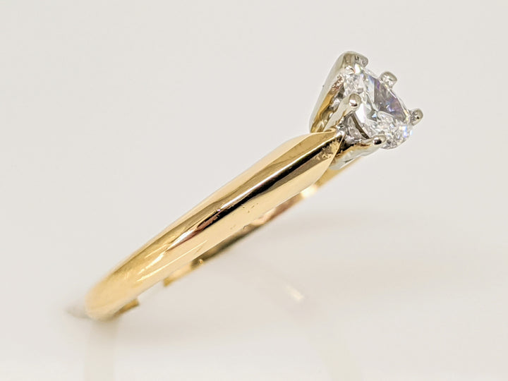 14K .30 CARAT TOTAL VS G DIAMOND PEAR SOLITAIRE ESTATE RING