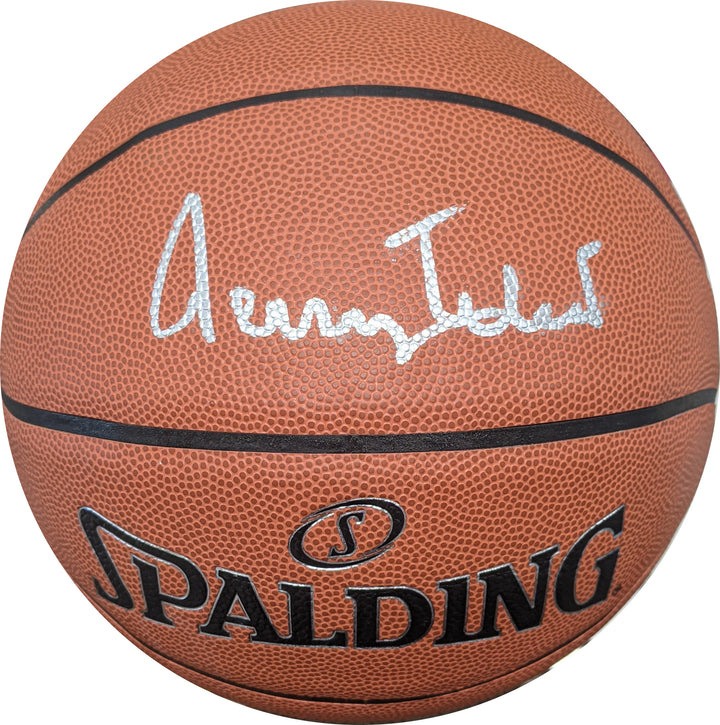 Jerry West signed Basketball - PSA COA