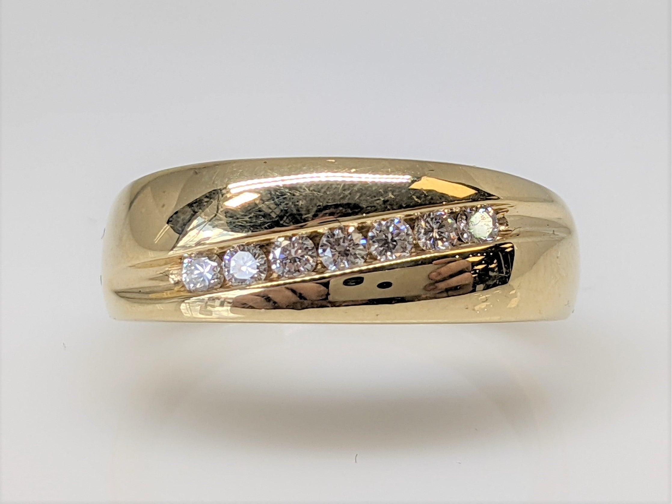 14K Yellow Gold Men's Gold Ring / Avg. Weight - 5.2 grams | eBay