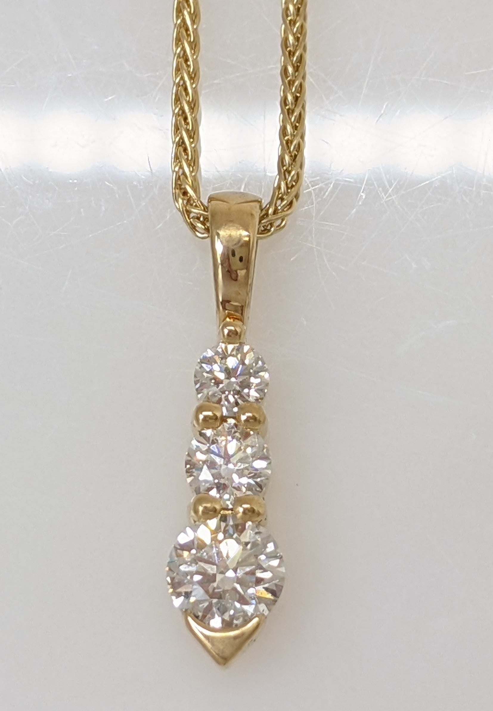 Five Diamond Bar Necklace – The Jewelry Republic