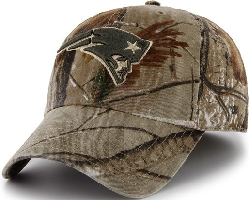 New England Patriots Hat Fitted Camo Real Tree *specify size*