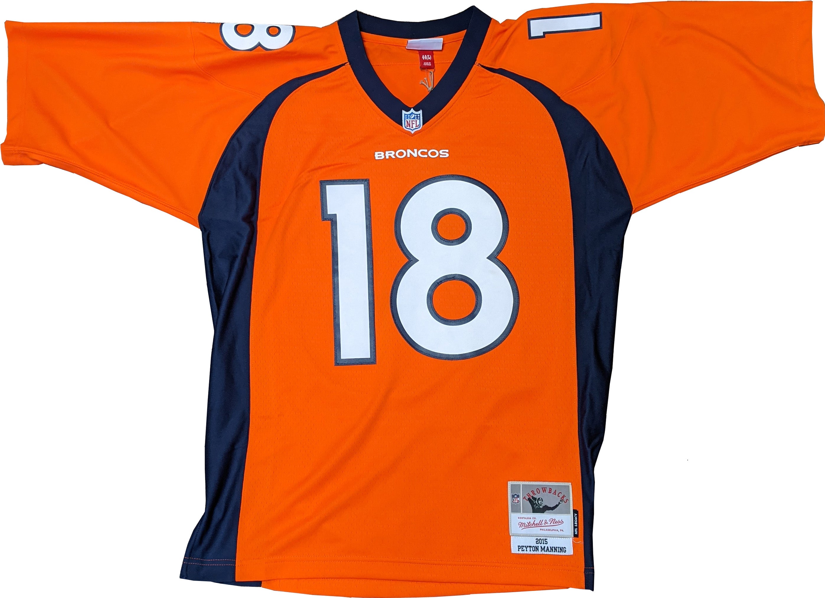 Autographed peyton manning broncos clearance jersey