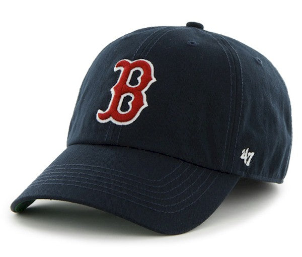 Red Sox Hat Fitted Navy w/ Red B Premium Franchise *specify size