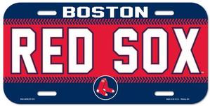 Boston Red Sox License Plate Sign